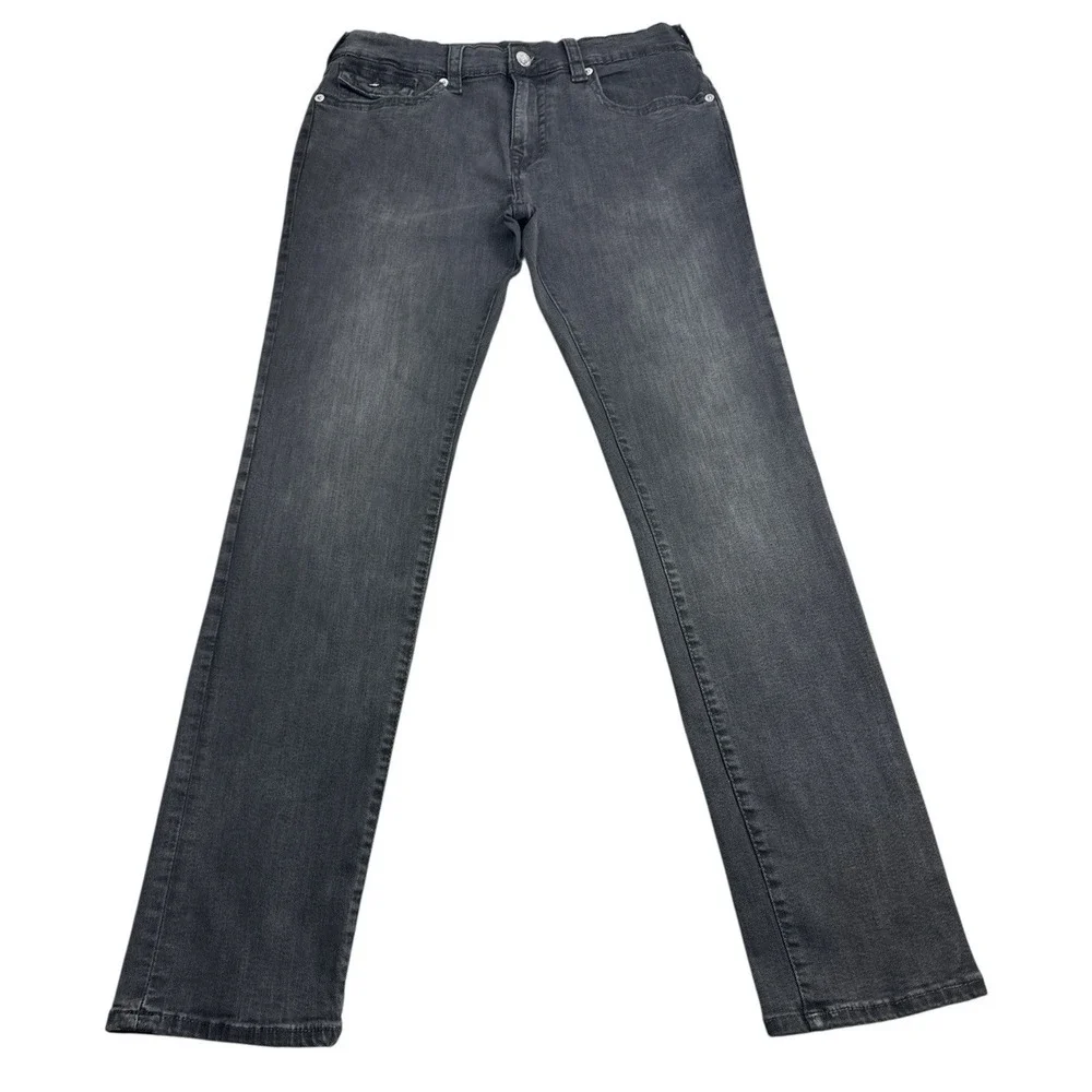 True Religion Rocco Relaxed Skinny‎ Jeans Flap Pockets Size 36 Style 106701